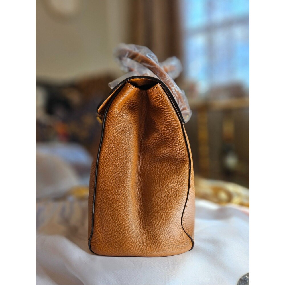 FENDI Large Selleria Linda Bag, orange brown, NEW - Picture 10 of 16